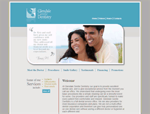 Tablet Screenshot of glendalegentledentistry.com
